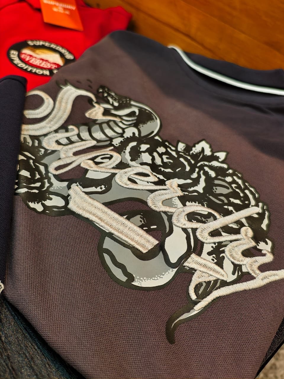 SUPERDRY GREY T-SHIRT - Image 2