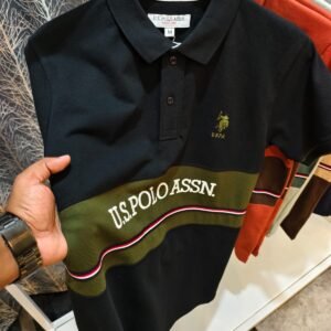 U.S Polo Assn. polo Black Tshirt - Image 4