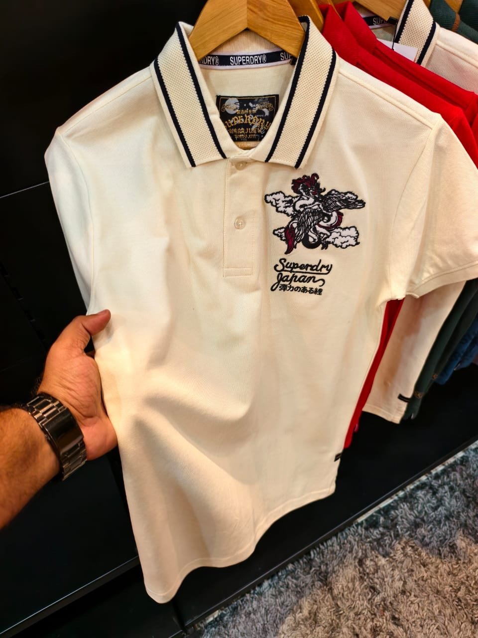 SUPERDRY CREAM T-SHIRT - Image 4