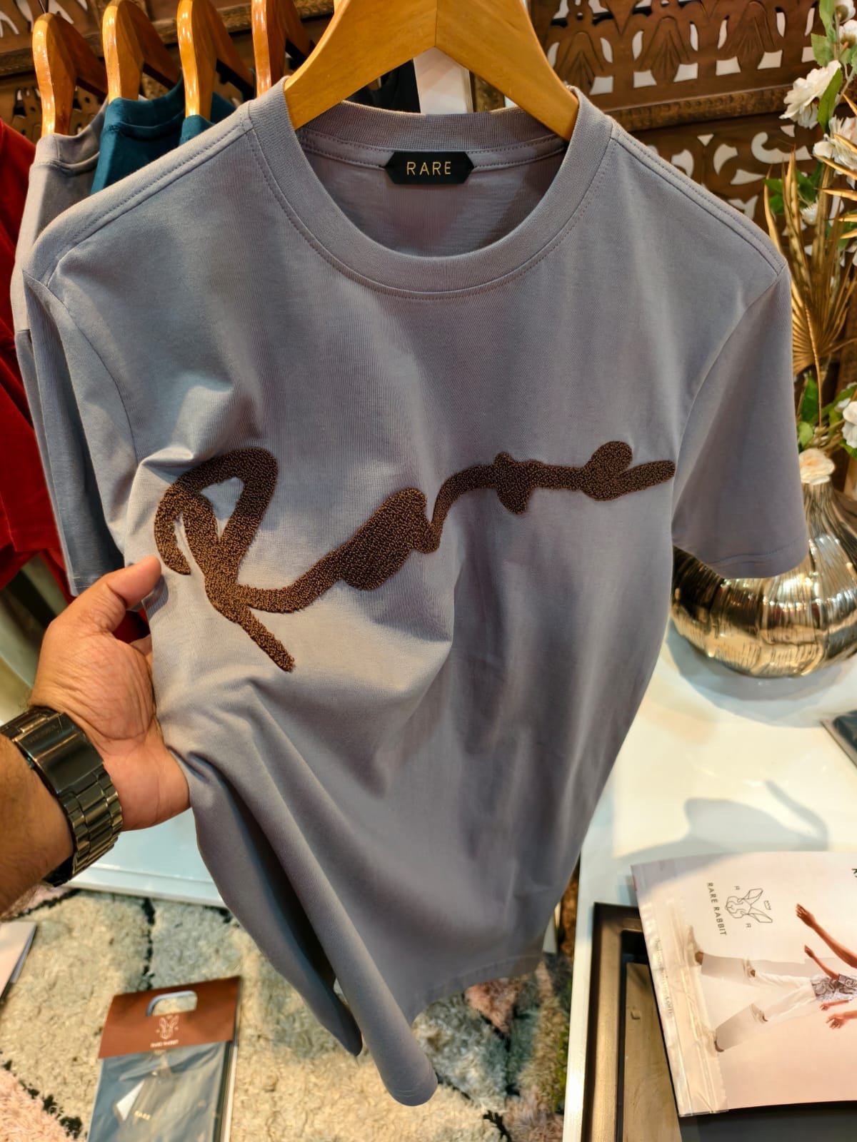 RARE RABBIT GREY TSHIRT - Image 5