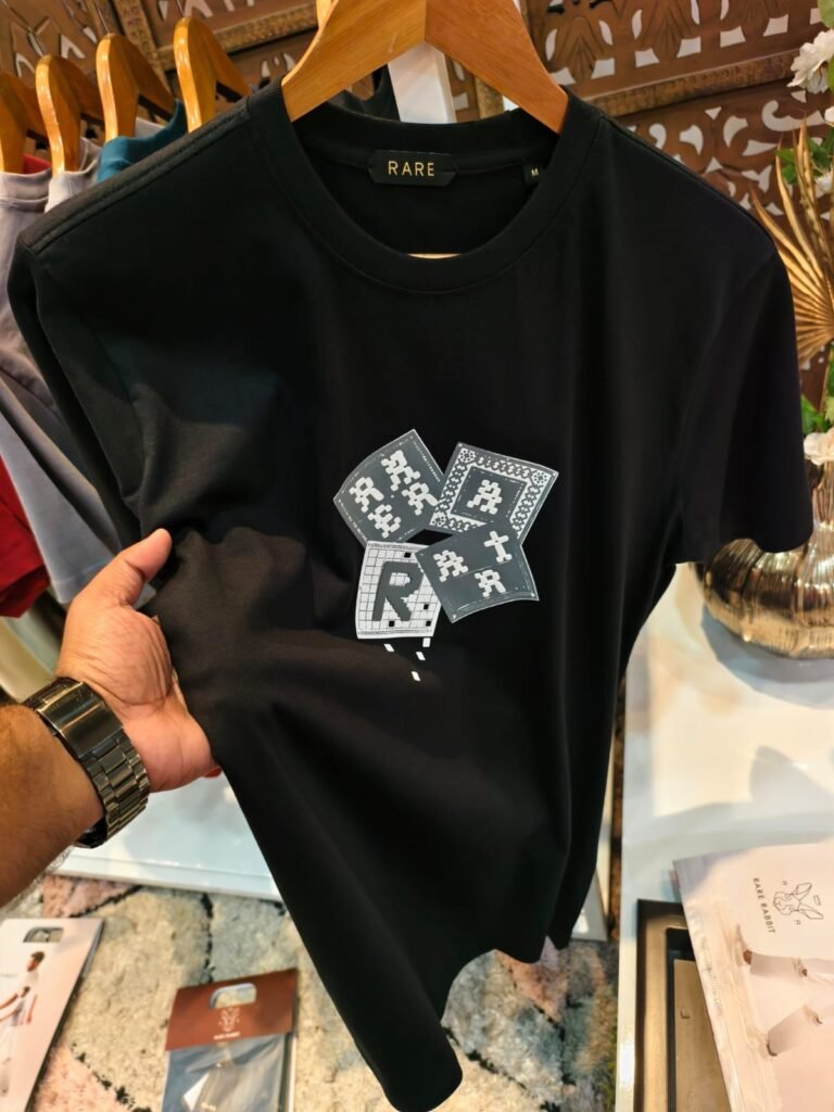 RARE RABBIT BLACK TSHIRT