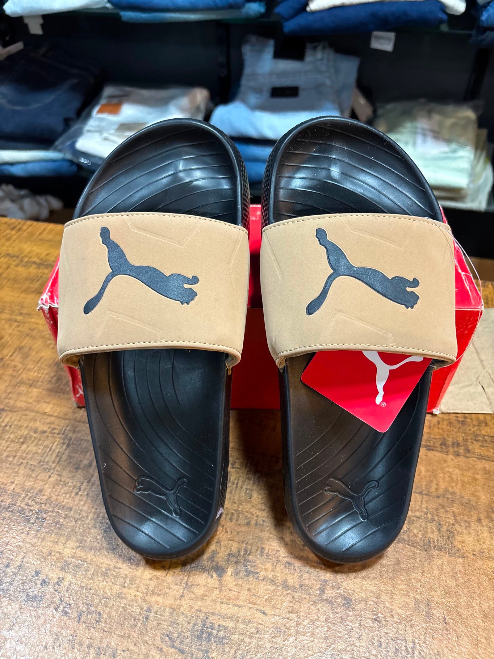 PUMA BROWN SLIDERS - Image 2