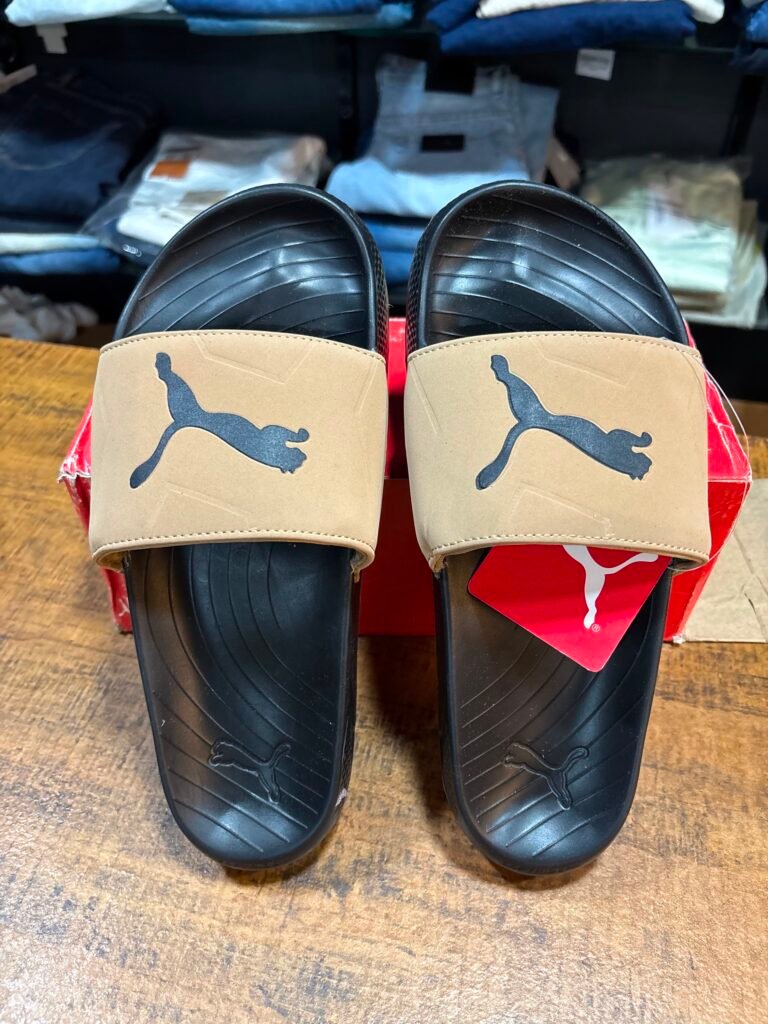 PUMA BROWN SLIDERS