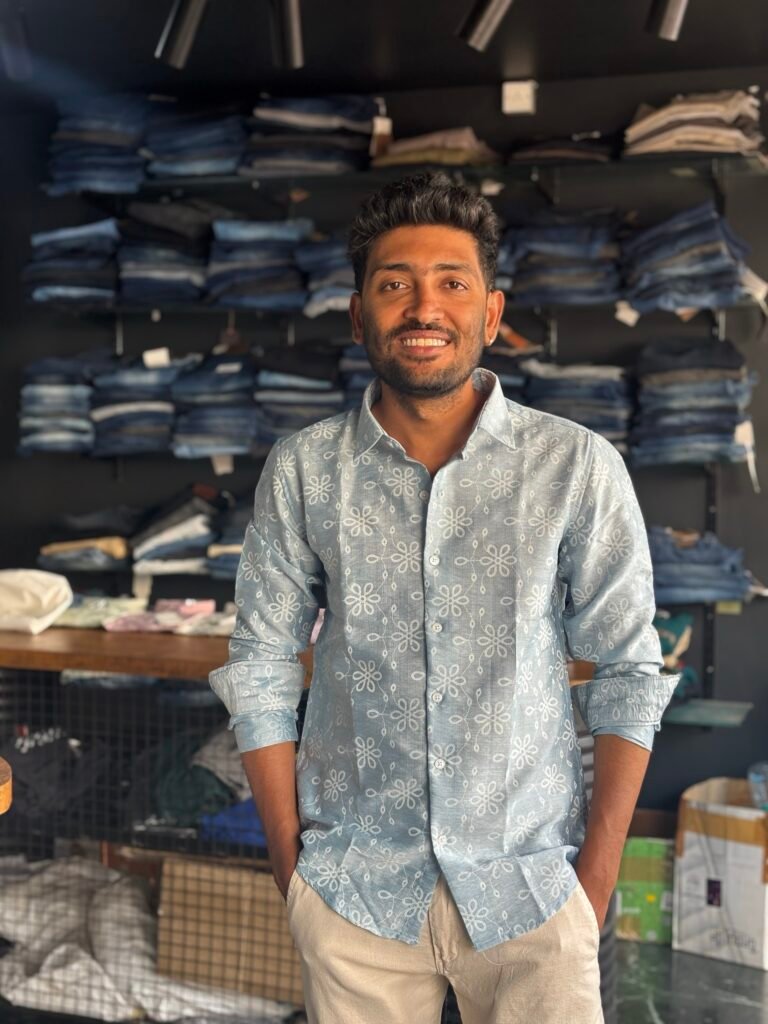 ZARA BLUE FLORAL SHIRT