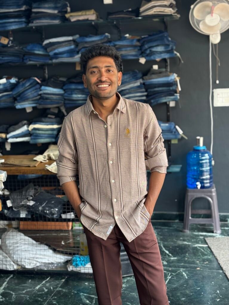 U.S Polo Assn. Rust Striped Shirt