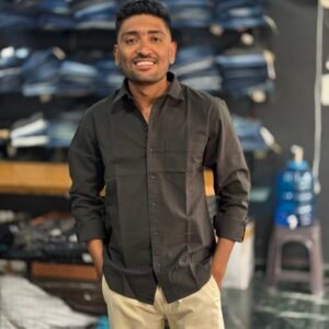 RARE RABBIT OLIVE GREEN SHIRT - Image 1