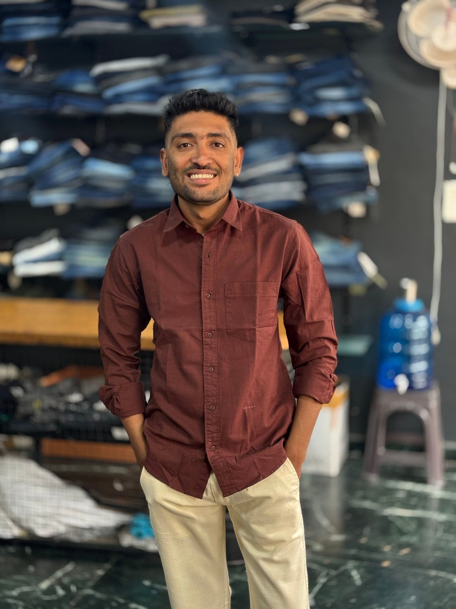 RARE RABBIT BROWN SHIRT - Image 4