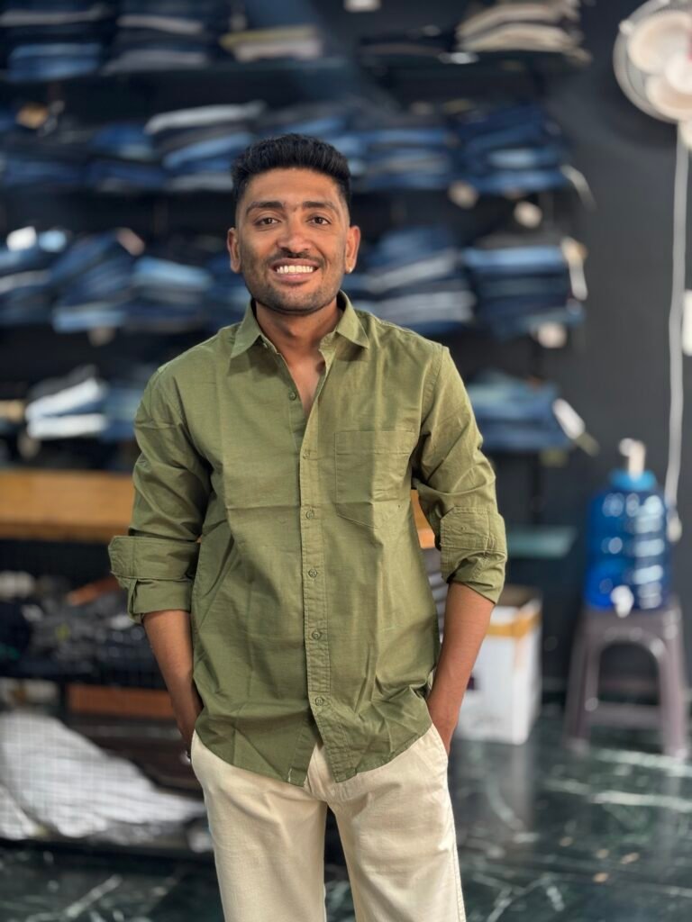 RARE RABBIT GREEN SHIRT