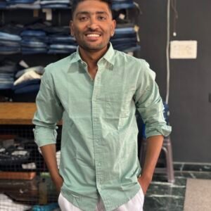 RARE RABBIT TEAL GREEN SHIRT - Image 3