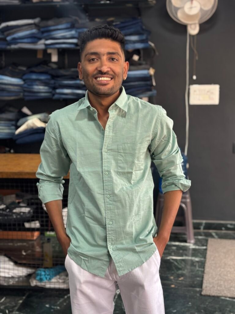 RARE RABBIT TEAL GREEN SHIRT