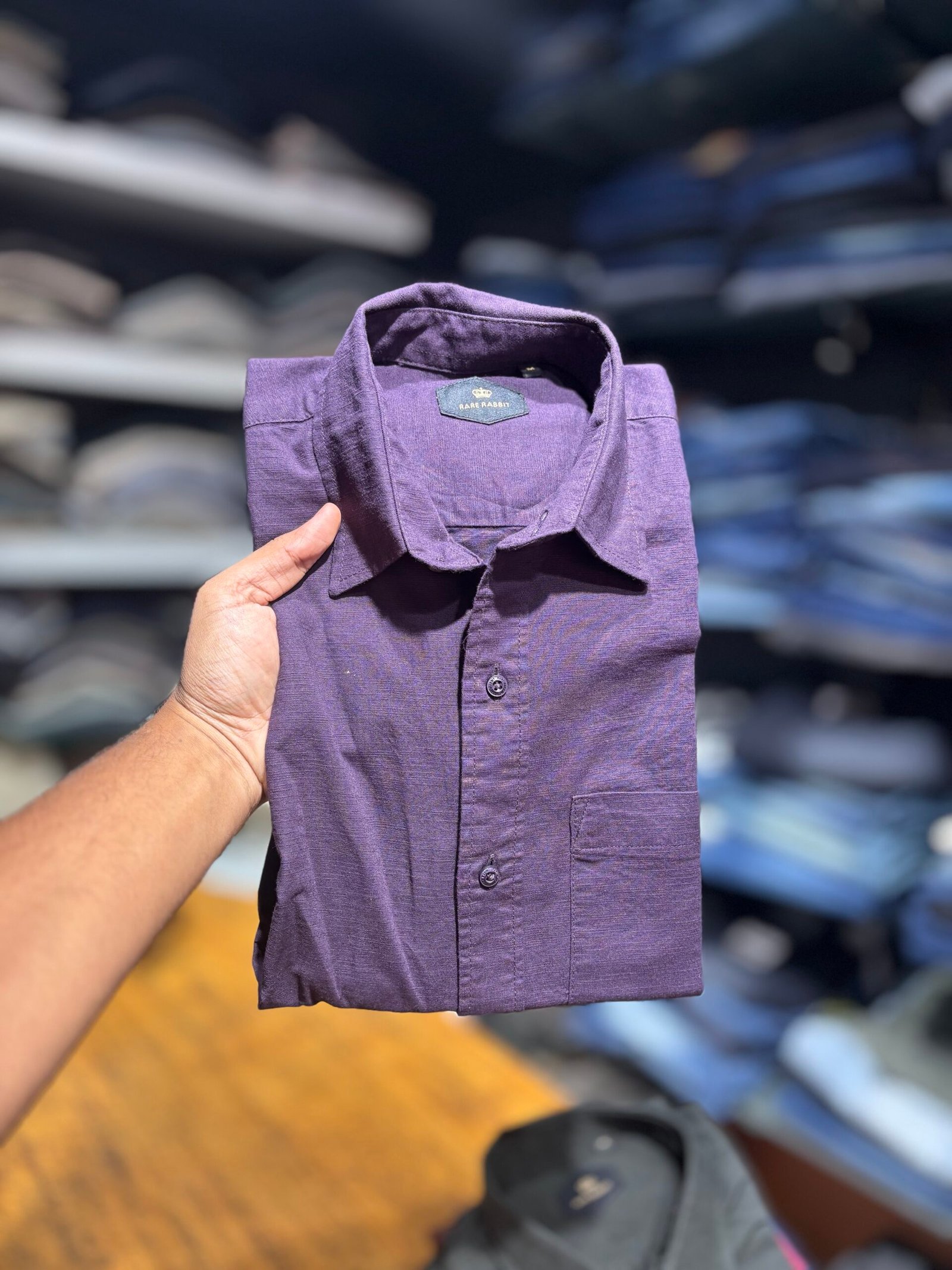 RARE RABBIT PURPLE SHIRT - Image 2