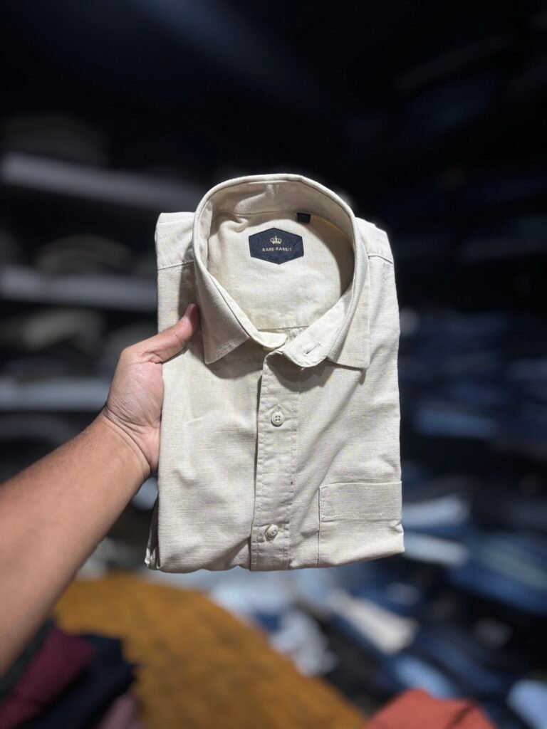 RARE RABBIT CREAM SHIRT