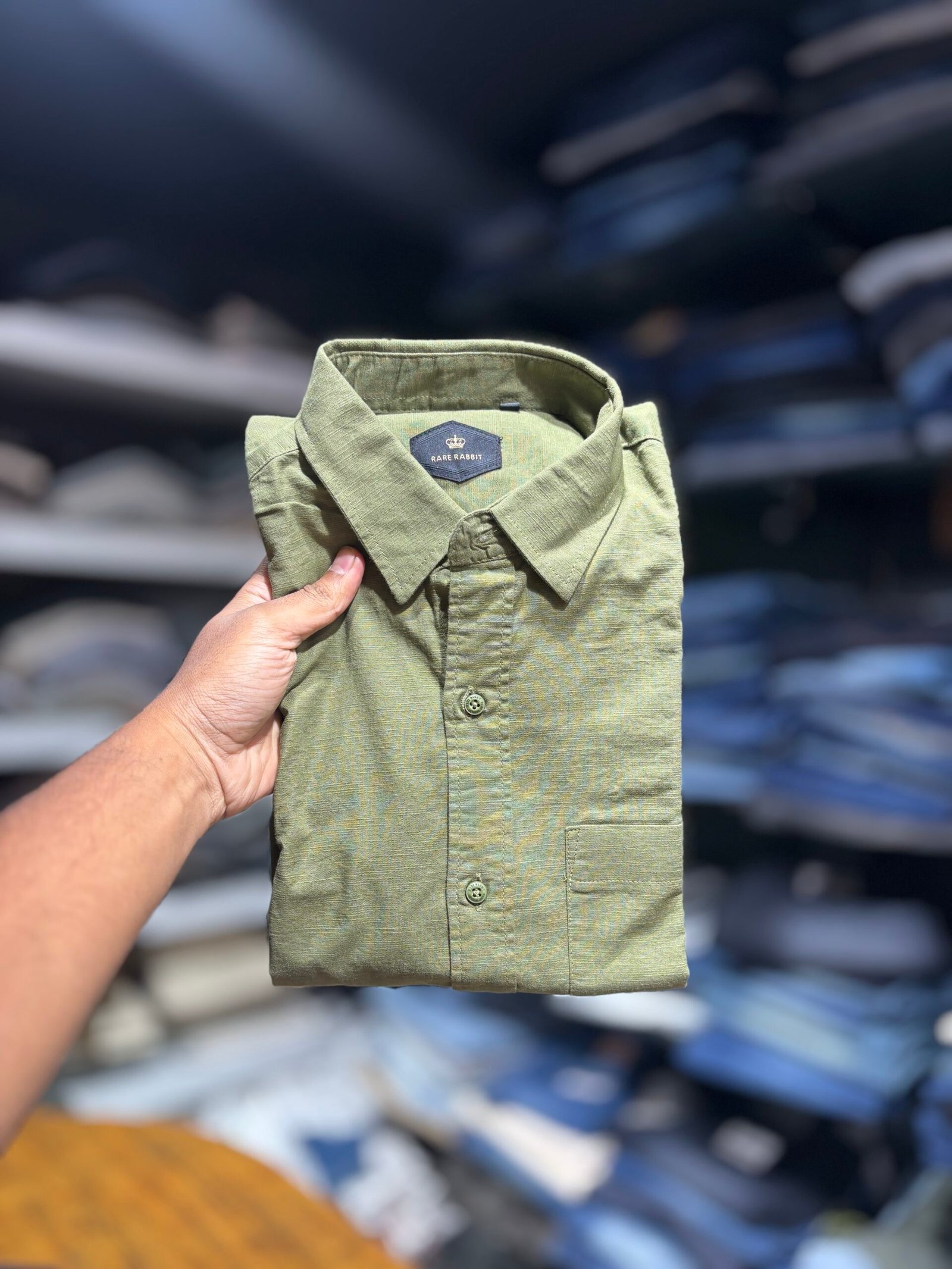 RARE RABBIT GREEN SHIRT - Image 2