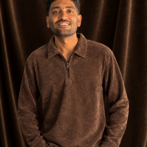 VELVET RUST BROWN ZIPPER - Image 3