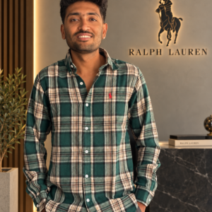 GREEN CHECKS SHIRT - Image 1