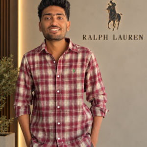 RED-WHITE CHECKS SHIRT - Image 2