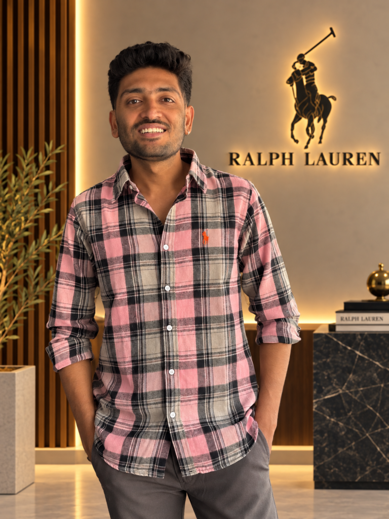 PINK CHECKS SHIRT