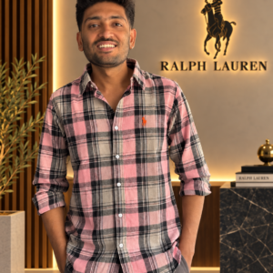 PINK CHECKS SHIRT - Image 3
